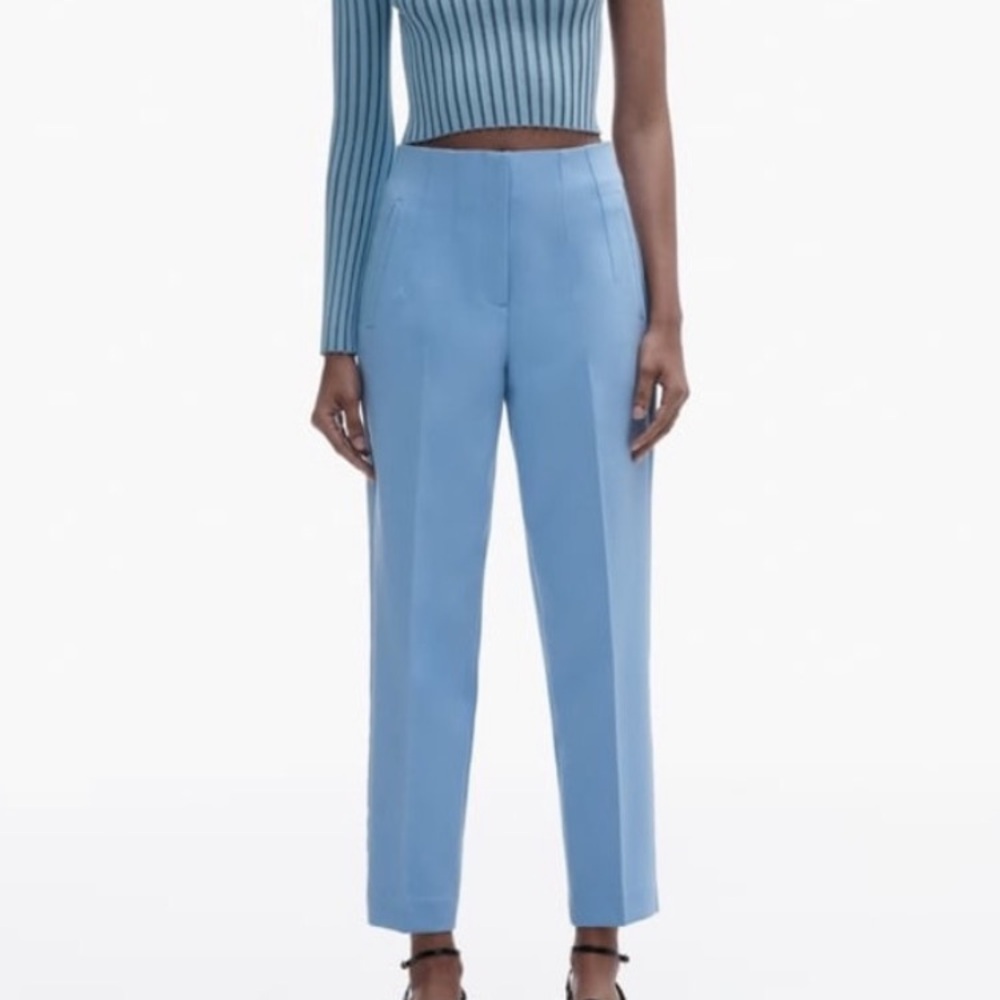 ZARA blue high waisted pants. NWT NEVER WORN XS